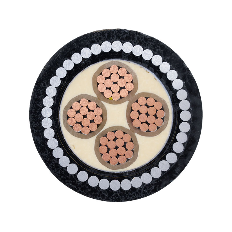 Cable de alimentación YJV32 con aislamiento de XLPE y armadura de alambre de acero